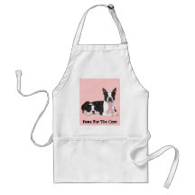 Boston Terrier Breast Cancer Apron