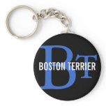Boston Terrier Breed Monogram Design