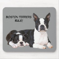 Boston Terrier Buddies Mousepad