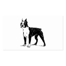 Boston Terrier Business Cards