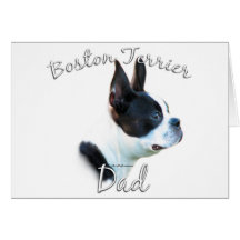 Boston Terrier Dad 2 Cards