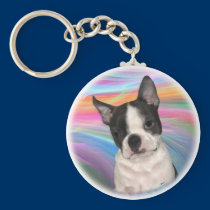 Boston Terrier keychain keychains