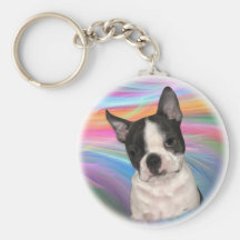 Boston Terrier keychain