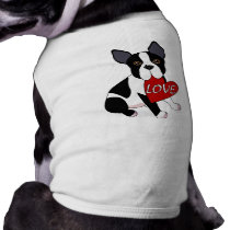Boston Terrier Love Dog T-shirt