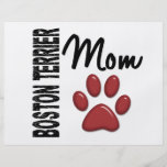 Boston Terrier Mom 2 Full Colour Flyer
