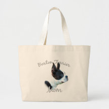 Boston Terrier Mom 2 Tote Bags