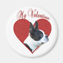 Boston Terrier My Valentine - Magnet