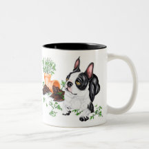 Boston Terrier Naughty Pup Mug