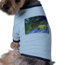 Boston Terrier nighttime car ride Dog T Shirt