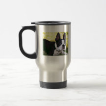 Boston Terrier Pup Travel Mug