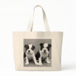 Boston Terrier Puppies tote bag