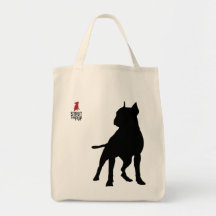 Boston Terrier Shopping tote from Strut the Pup Tote Bag