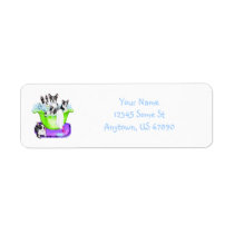 Boston Terrier Tub Full Labels labels