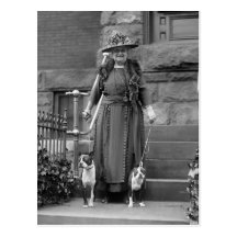 Boston Terriers & 1920s Fashion Post Cards