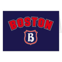 Boston Throwback Greeting Card