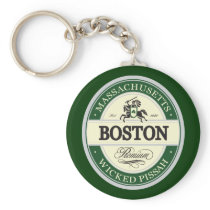 boston - wicked pissah keychain