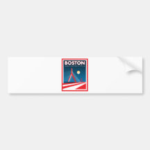 Boston Zakim Bridge Bumper Sticker