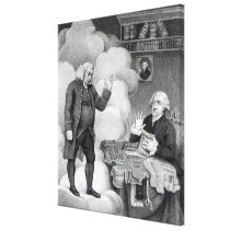 Boswell and the Ghost of Samuel Johnson canvas prints