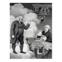 Boswell and the Ghost of Samuel Johnson Post Card