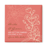 Botanica (Coral) Wedding Save the Date