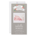 BOTANICAL BABY | BIRTH ANNOUNCEMENT PHOTO GREETING CARD