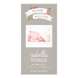 BOTANICAL BABY | BIRTH ANNOUNCEMENT PHOTO GREETING CARD