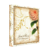 Botanical Camellia Customized Wedding Personalized