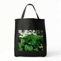 Botanical Garden with White Flowers Bag