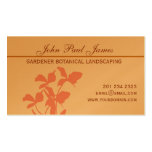 Botanical Orchid  Illustration Business Cards