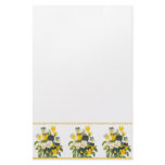 Botanical Yellow and Purple Violets Stationery