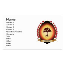 Botany Mandorla Business Card Template
