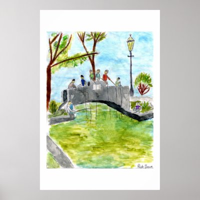 Botany Pond Poster by envcons