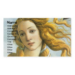 Botticelli Birth of Venus (detail) Business Cards
