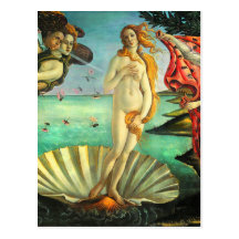 Botticelli Birth of Venus Postcard