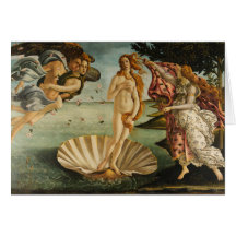Botticelli The Birth of Venus Note Card