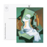 Bottle and Fruit Dish (1919) Cubism by Juan Gris Post Card
