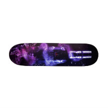 Bottle effect skateboard.