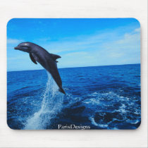 Bottle nose dolphin mouse mats