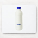 Bottle of fresh milk mouse pad