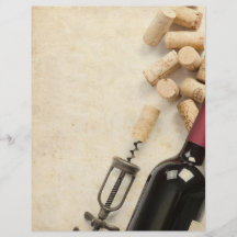 Bottle of Wine Custom Flyer