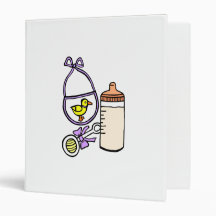 bottle rattle bib lavender 3 ring binders