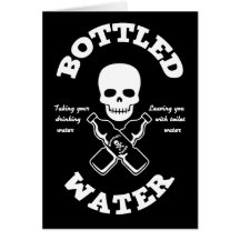 Bottled Water Greeting Card