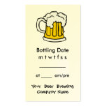 Bottling Appointment Brewing Company, Bar, U-Brew Business Cards