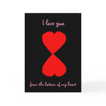 'Bottom of My Heart' Valentine Card