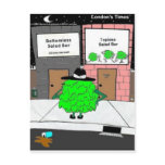 Bottomless Salad Funny Gifts & Collectibles Postcard