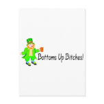 Bottoms Up Bitches Leprechaun