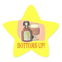 Bottoms Up Sticker