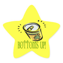 Bottoms Up Stickers