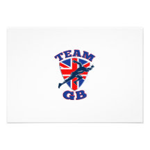 Bouclier britannique de drapeau de début de sprint faire-parts