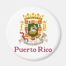 Bouclier de Porto Rico Aimants
